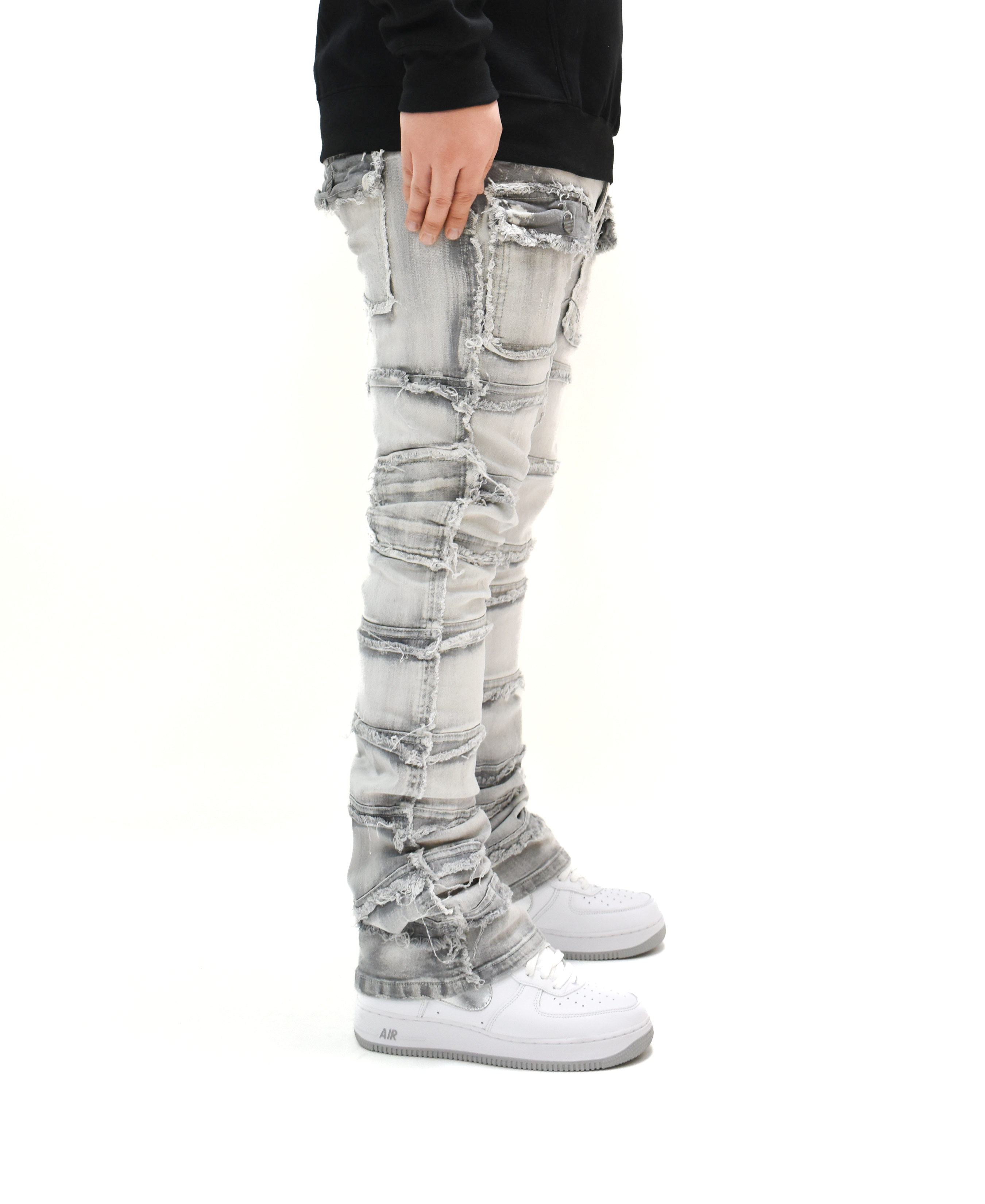 FW33958 Thread Stacked Denim