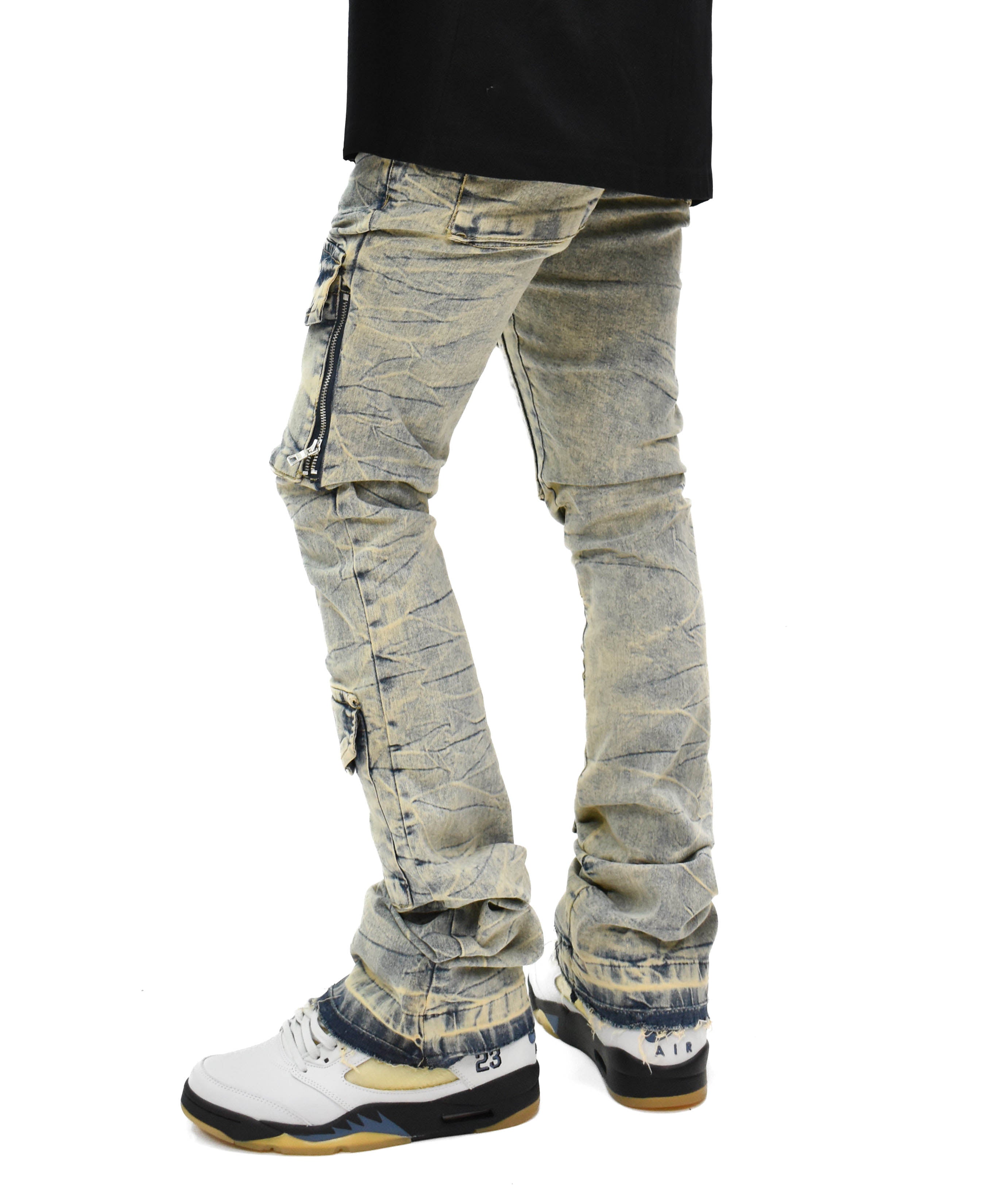 FW33288 Pocket Stacked Denim