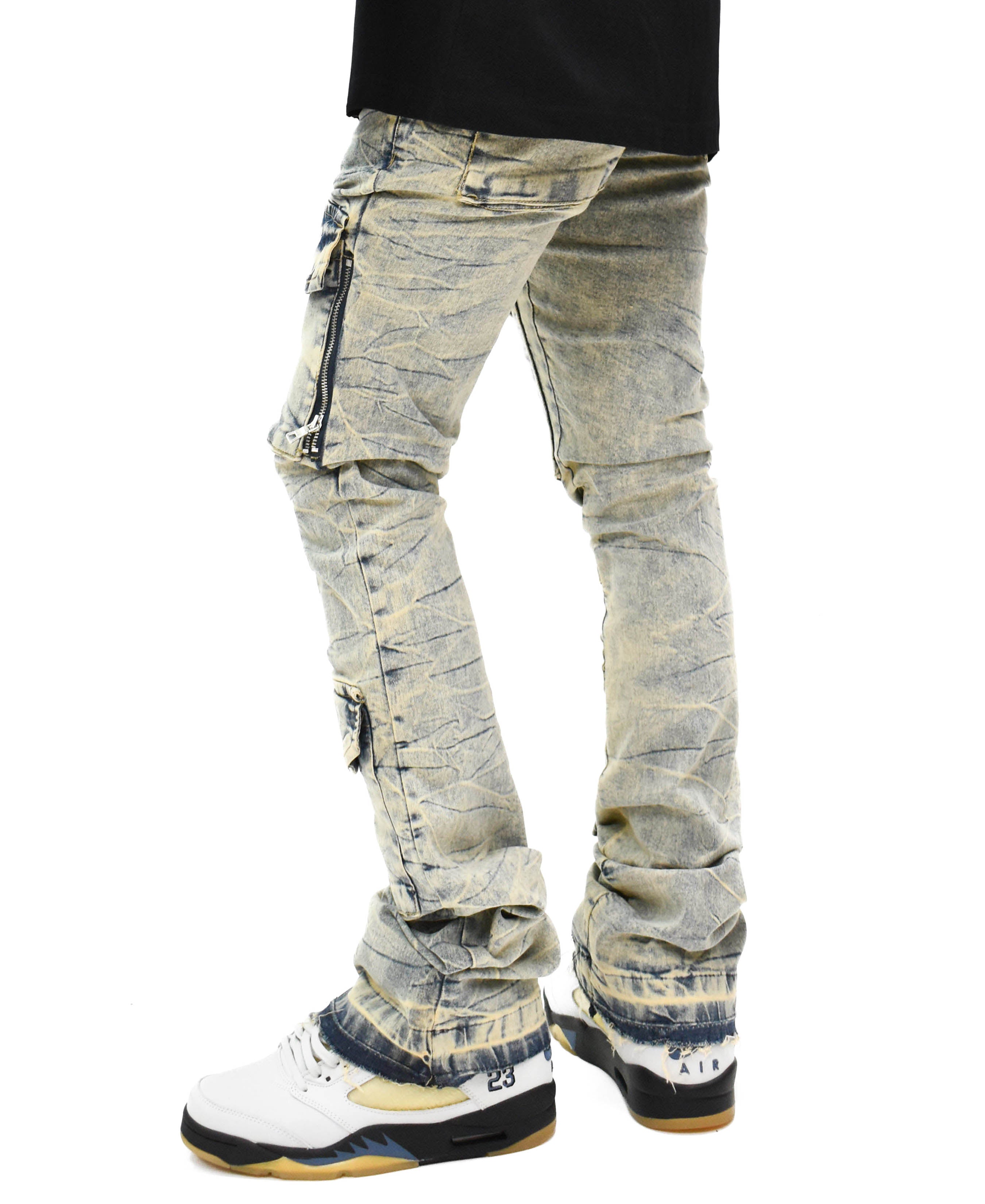 FW33288 Pocket Stacked Denim