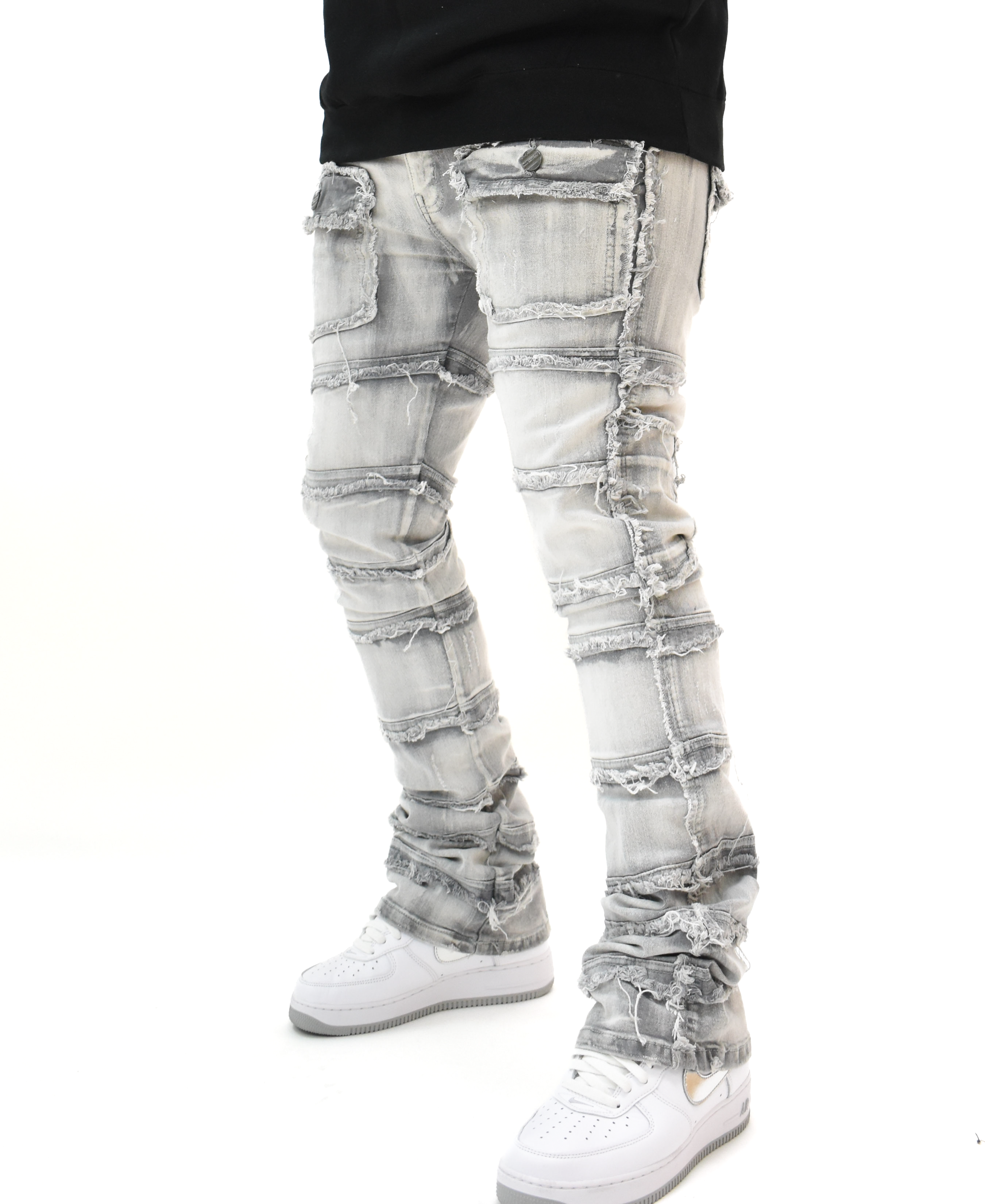 FW33958 Thread Stacked Denim