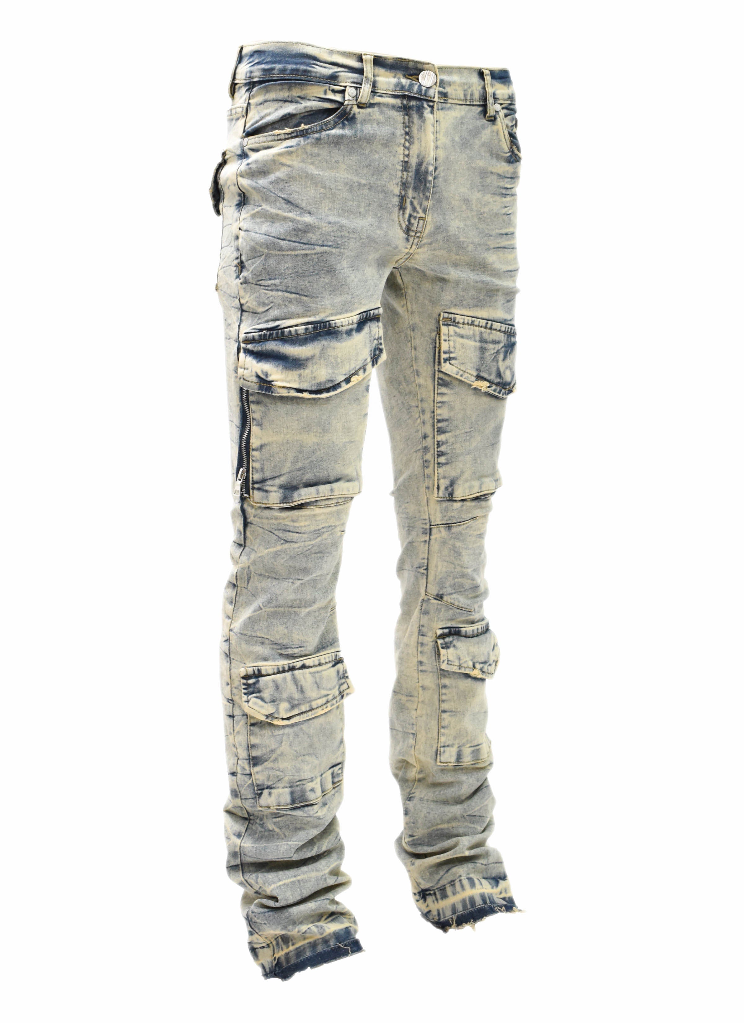 FW33288 Pocket Stacked Denim