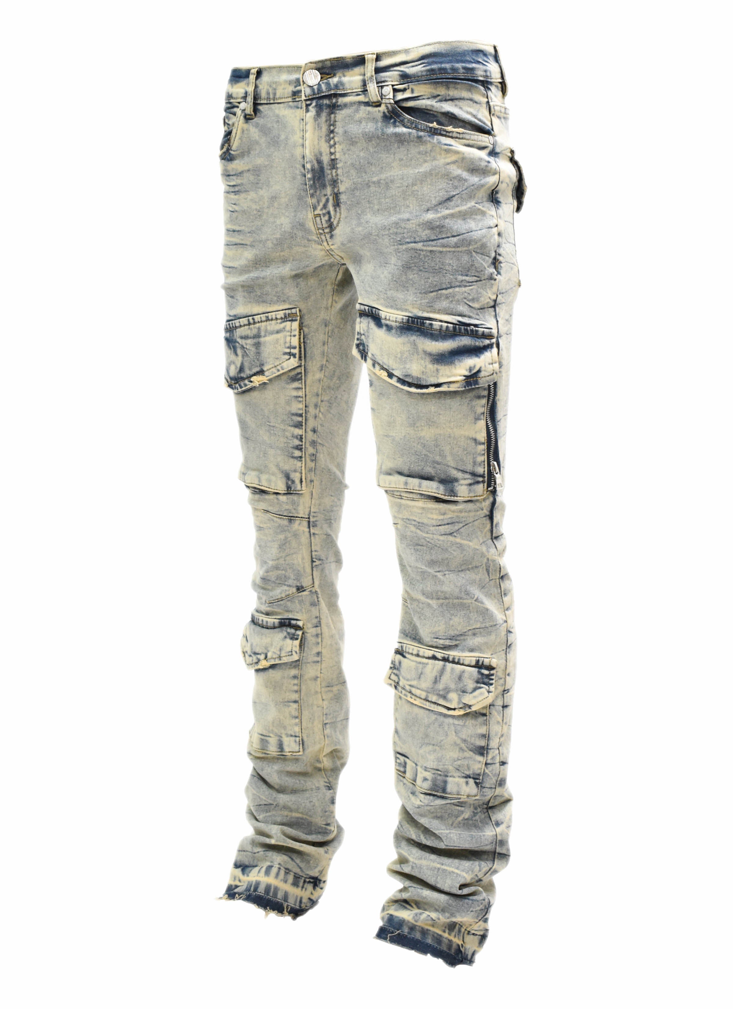 FW33288 Pocket Stacked Denim