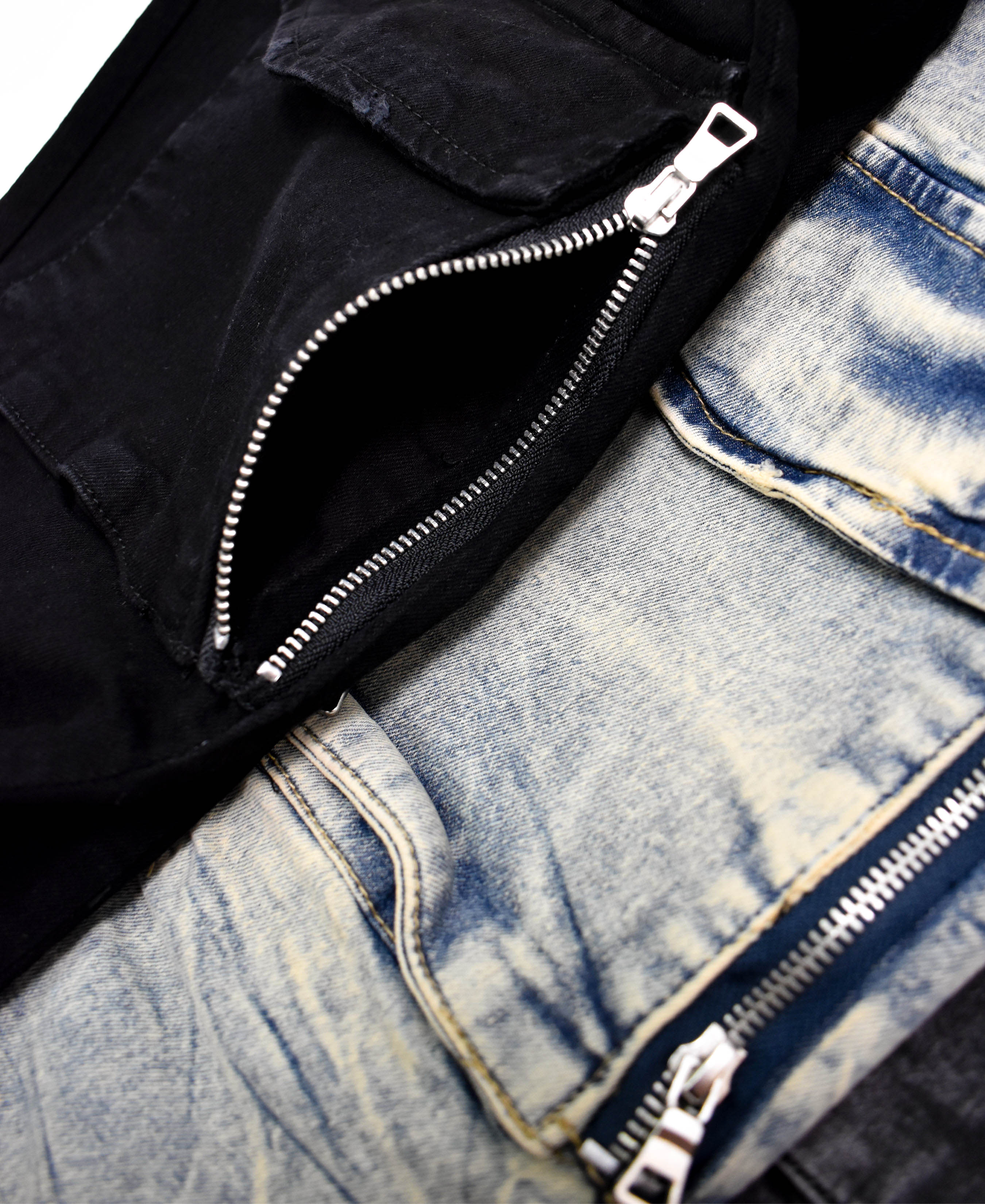 FW33288 Pocket Stacked Denim