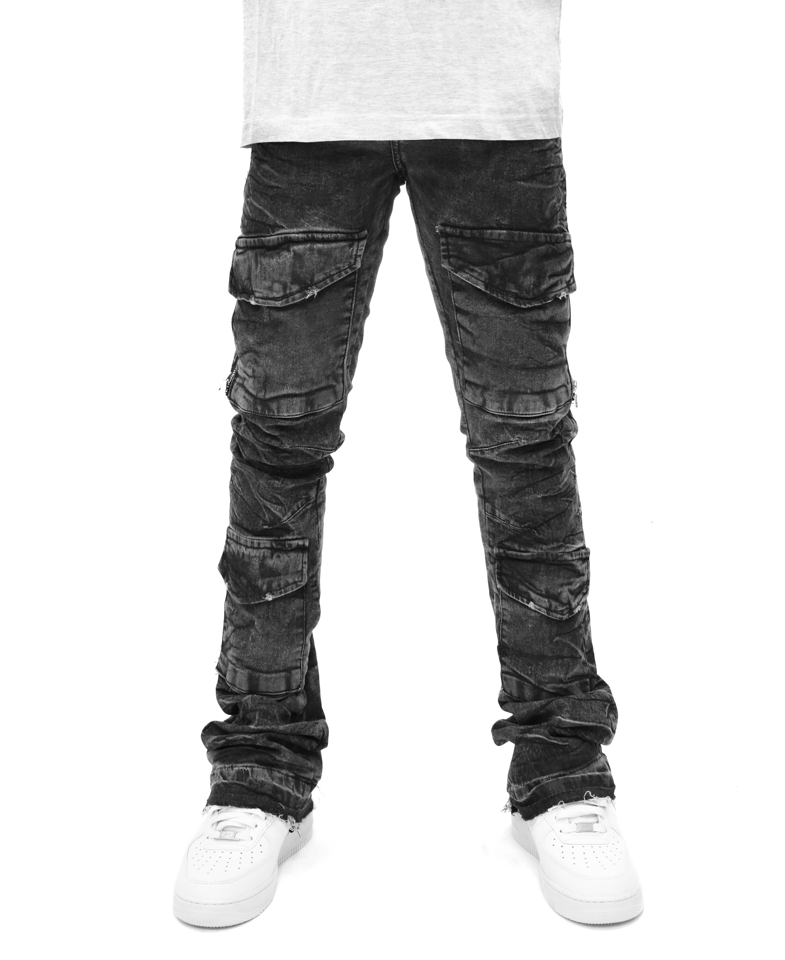FW33288 Pocket Stacked Denim