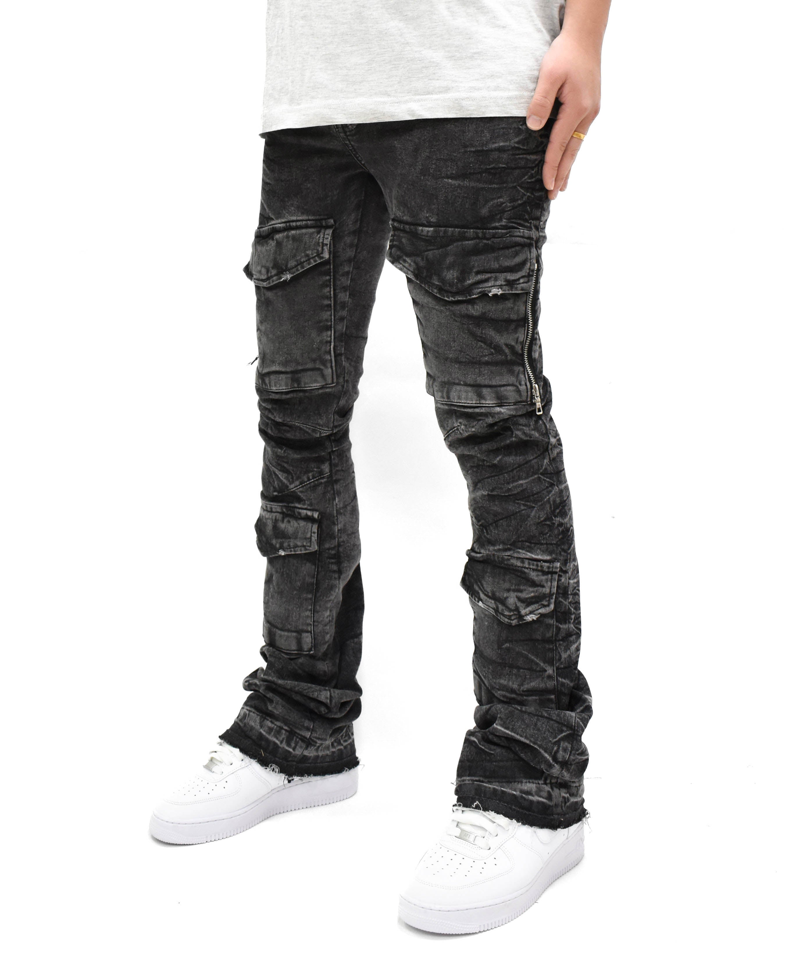 FW33288 Pocket Stacked Denim