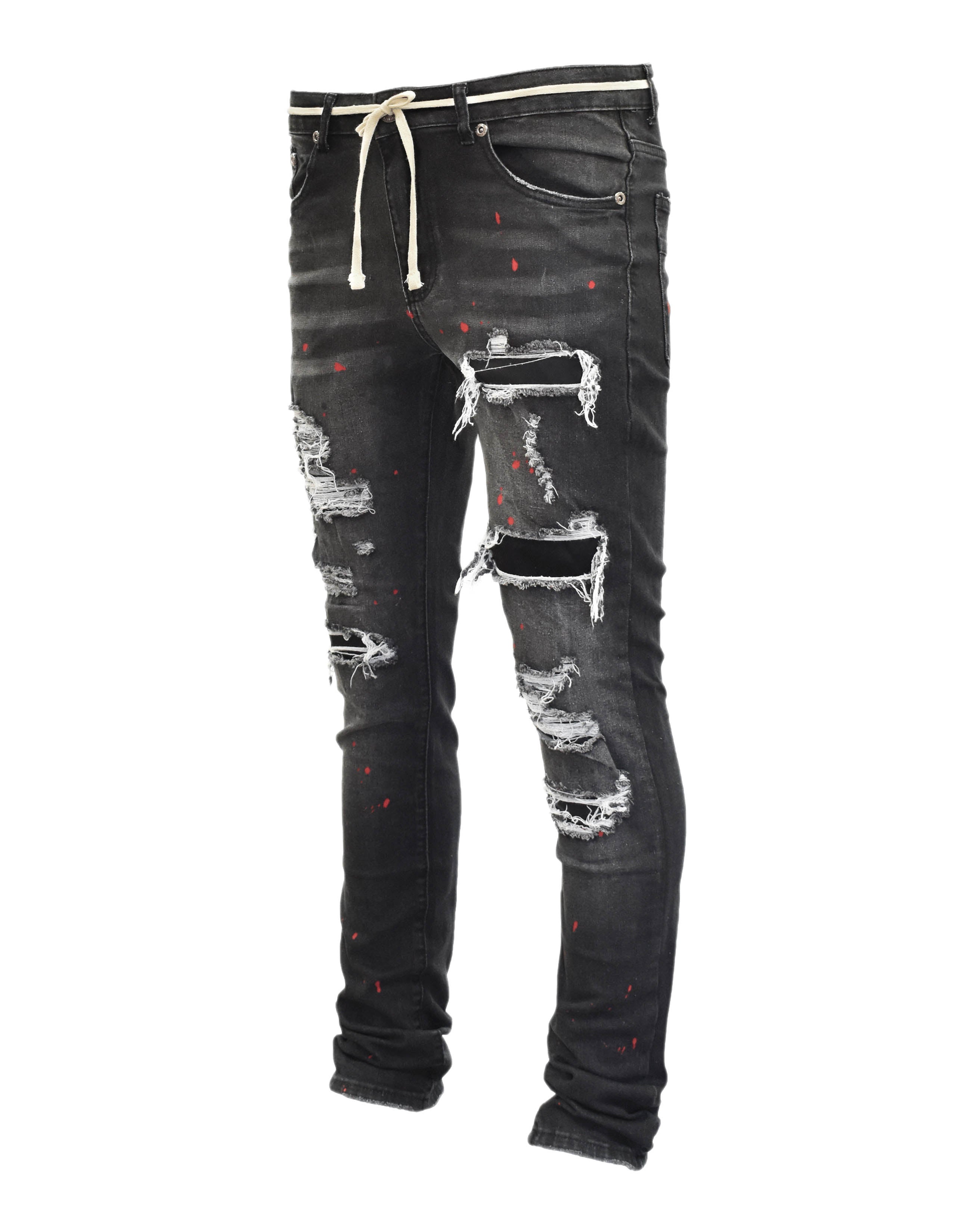 MS13188 Paint Splatter Denim