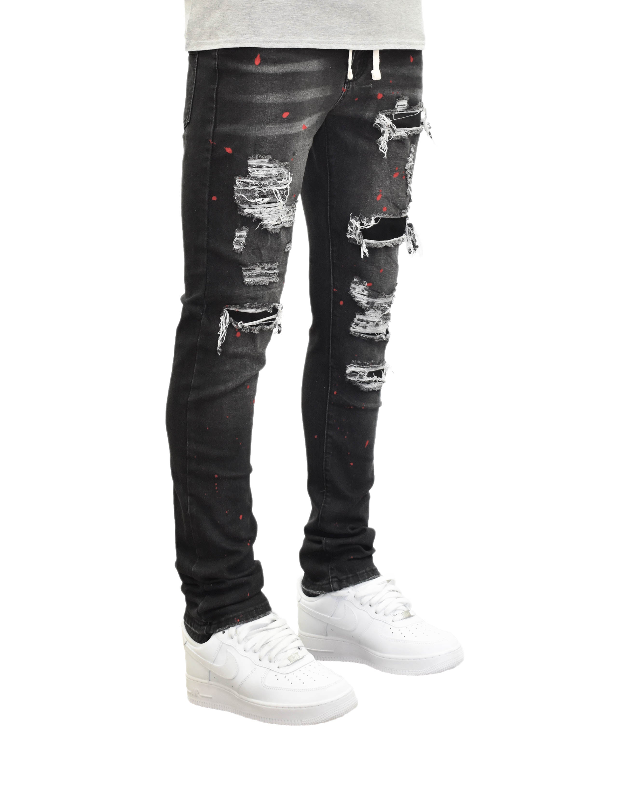 MS13188 Paint Splatter Denim