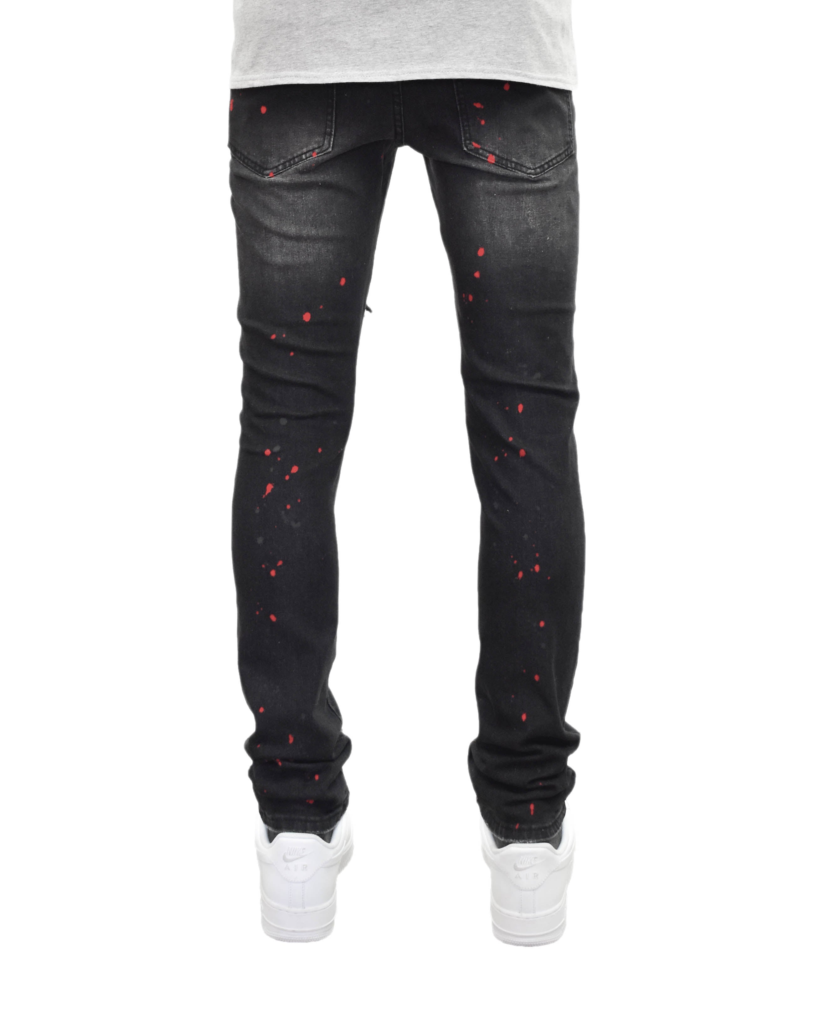 MS13188 Paint Splatter Denim