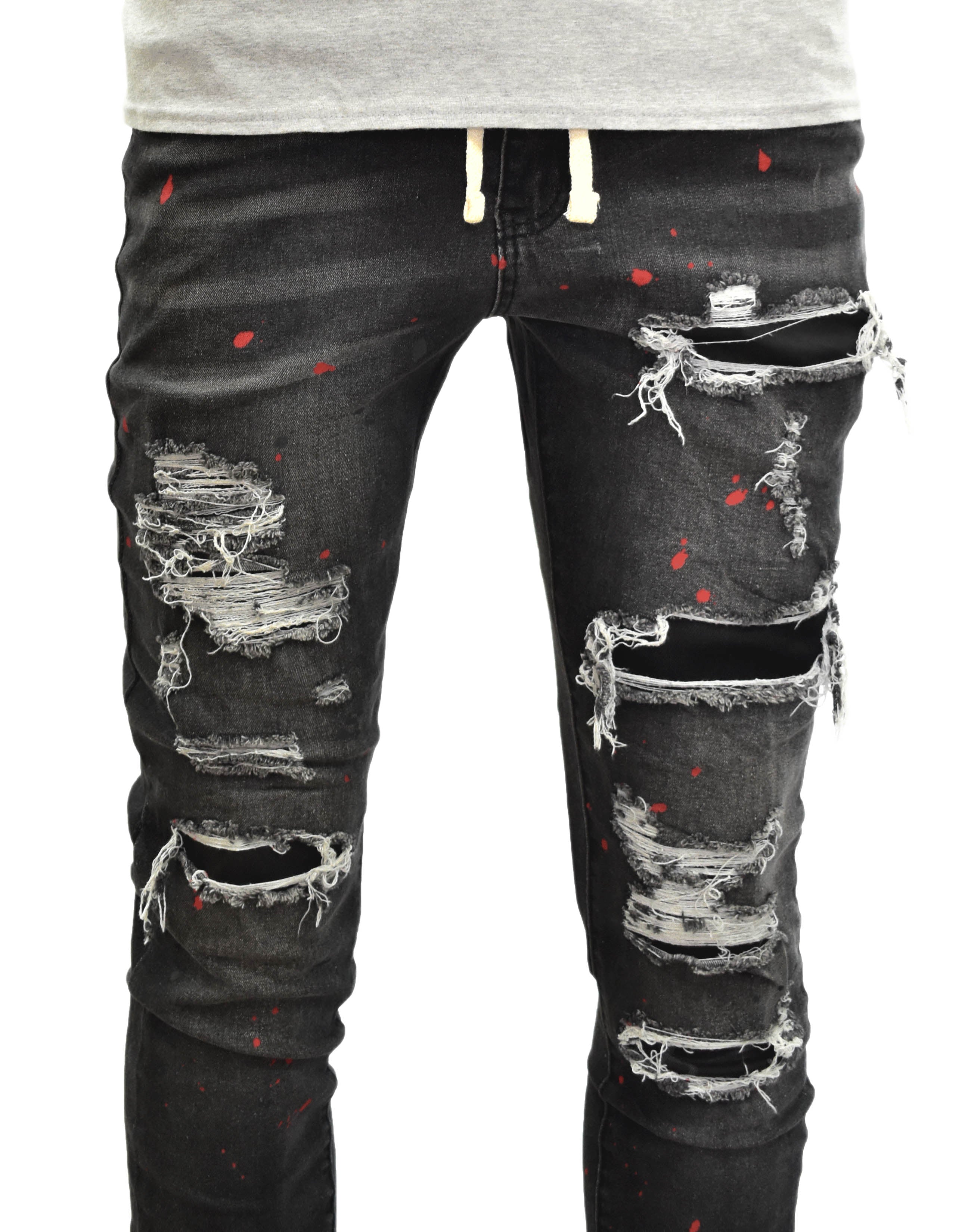 MS13188 Paint Splatter Denim