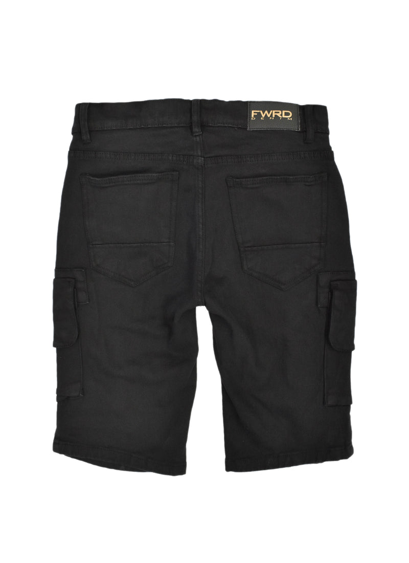 FW22722 Cargo Denim Shorts