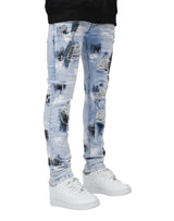 S2619 Stitch Paint Denim