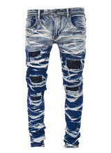 D20028 Rhinestone Cutout Denim