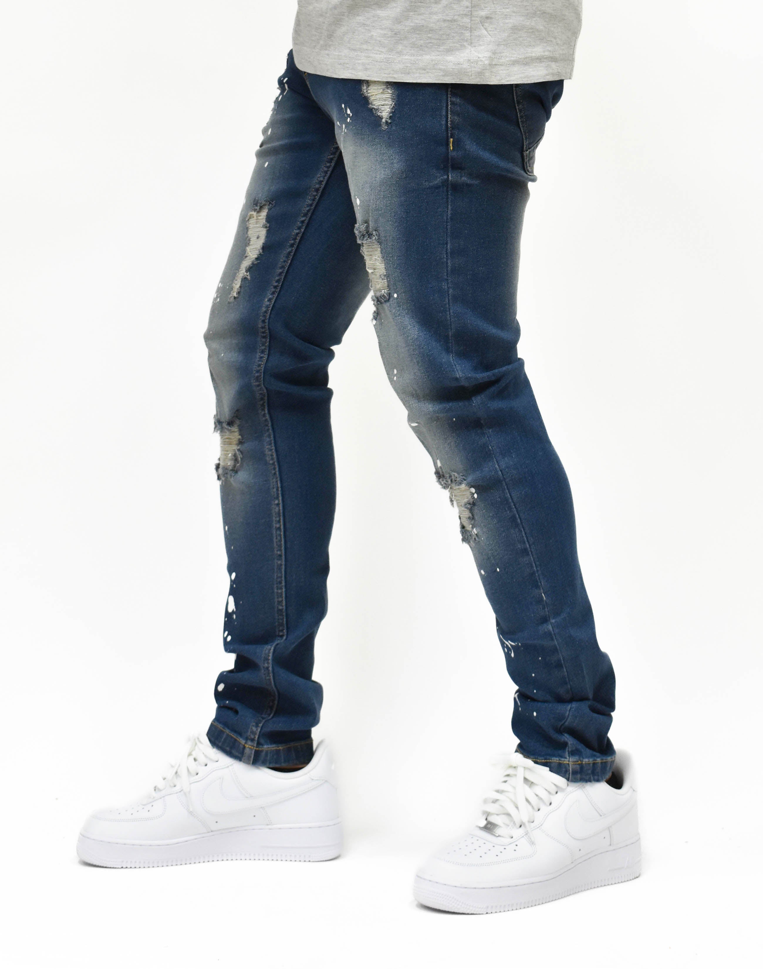 S81010 Ripped Paint Denim